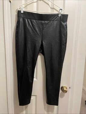 LOFT XLP Faux Leather Leggings